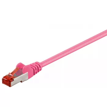 Goobay CAT 6 -verkkokaapeli S/FTP PiMF 2 m magenta