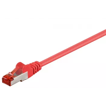 Verkkokaapeli Goobay CAT 6 -verkkokaapeli RJ-45 Cat6 1 m punainen