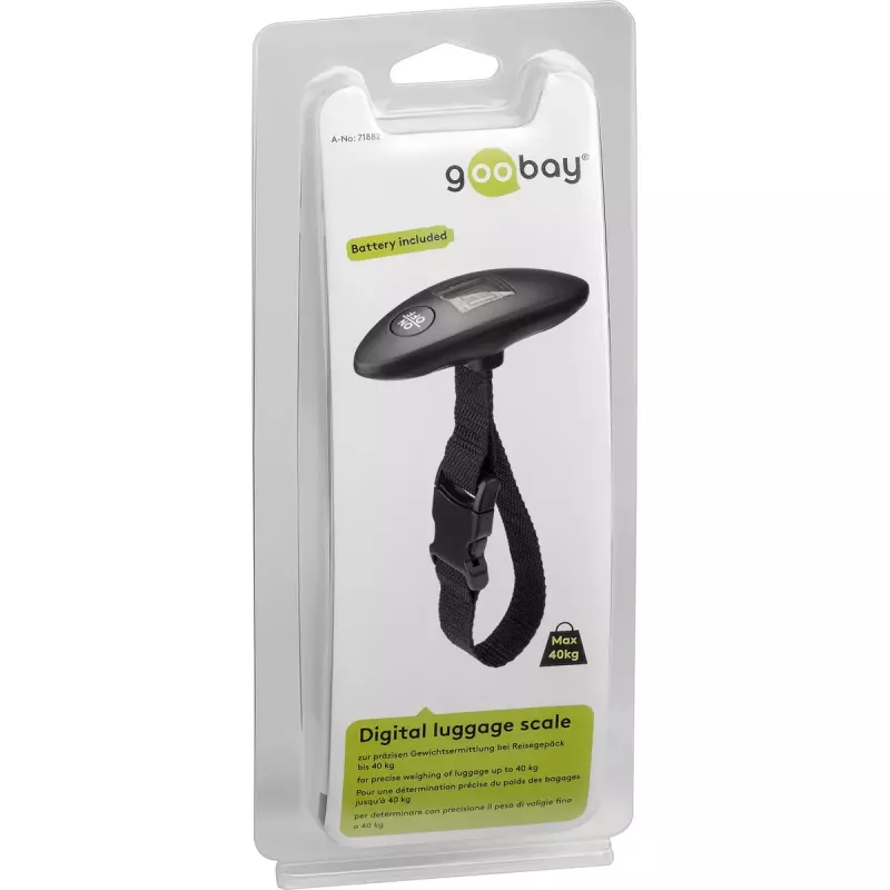Elektroninen matkalaukkuvaaka Goobay 71882