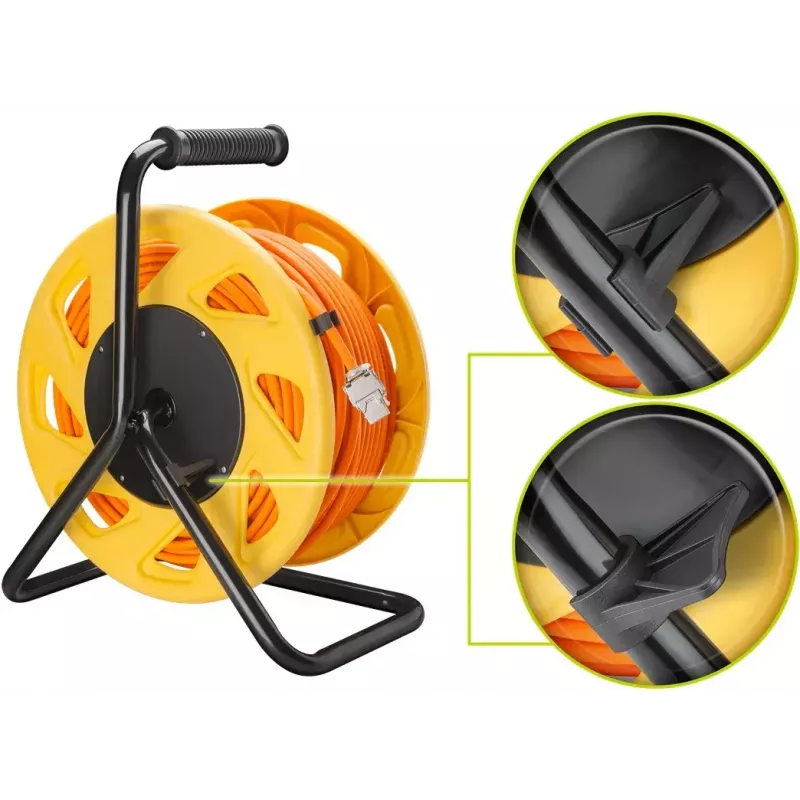 Verkkokaapeli Goobay Portable RJ45 50 m Cat7a oranssi
