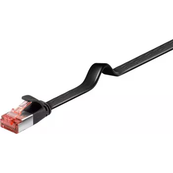 Verkkokaapeli Goobay 94231 musta 1 m Cat6 U/FTP (STP)