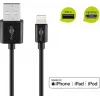 Goobay Lightning USB -lataus- ja synkronointikaapeli 0,5 m Lightning USB A CE MFi