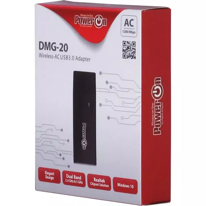 WLAN-sovitin Inter-Tech DMG-20
