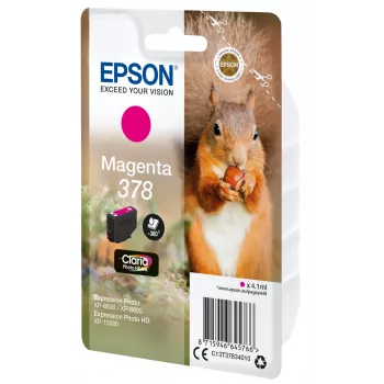 Värikasetti Epson 378 magenta 360 sivua muste C13T37834010