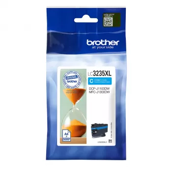 Brother LC3235XLC -mustekasetti 1 kpl alkuperäinen High (XL) -tuotto syaani