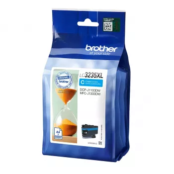 Brother LC3235XLC -mustekasetti 1 kpl alkuperäinen High (XL) -tuotto syaani