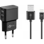 Laturisarja sisäkäyttöön Goobay Dual Apple Lightning 44995