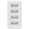 Sisälaturi Wentronic 44962 universaali valkoinen 4 USB-liitäntää 5V