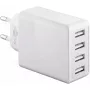 Sisälaturi Wentronic 44962 universaali valkoinen 4 USB-liitäntää 5V