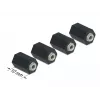 Väliholkki M2,5 kuusio sisä 10 mm musta 4 kpl DeLOCK 60243