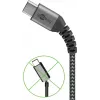 USB-kaapeli Wentronic 49295 USB 2.0 0,5 m USB-C USB-A musta harmaa