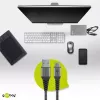 USB-kaapeli Wentronic 49295 USB 2.0 0,5 m USB-C USB-A musta harmaa
