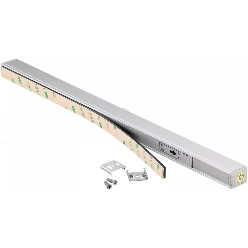 Goobay LED-alasvalo liiketunnistimella hopea 20 valonlähdettä