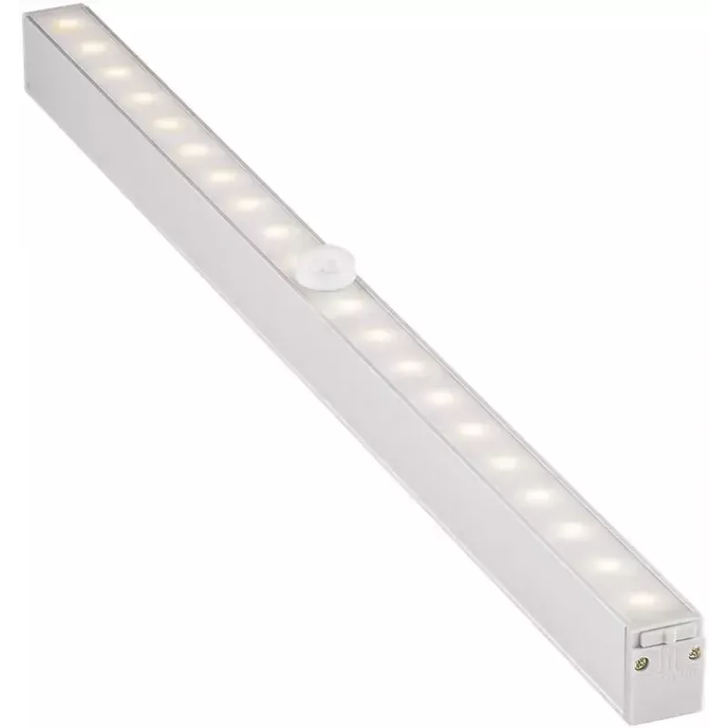 Goobay LED-alasvalo liiketunnistimella hopea 20 valonlähdettä