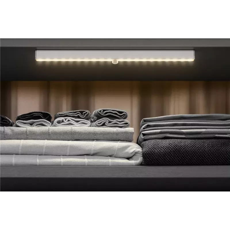 Goobay LED-alasvalo liiketunnistimella hopea 20 valonlähdettä
