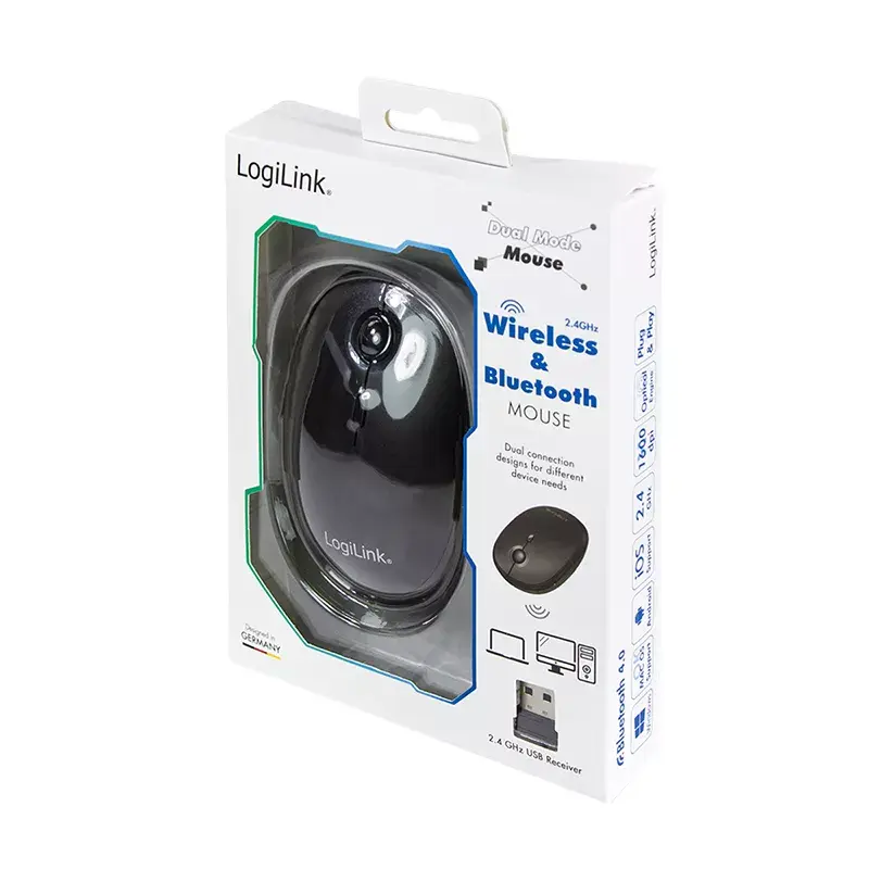 Hiiri LogiLink ID0204 RF Wireless + Bluetooth