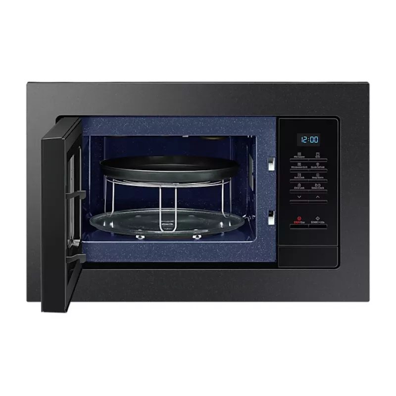 Samsung MQ7000A musta grillimikroaaltouuni kalusteisiin 23 l 800 W