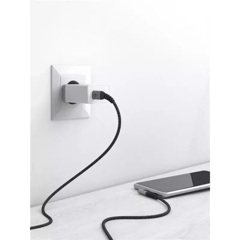 Goobay USB-kaapeli USB 2.0 2 m USB-C musta/harmaa