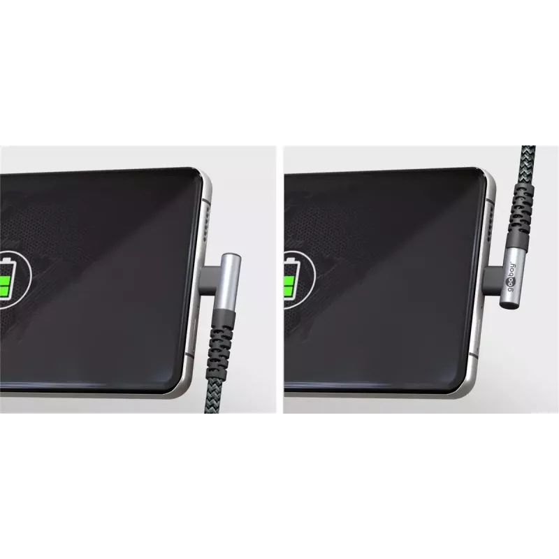 Goobay USB-kaapeli USB 2.0 2 m USB-C musta/harmaa