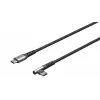 Goobay USB-kaapeli USB 2.0 2 m USB-C musta/harmaa