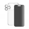PanzerGlass Privacy 3-in-1 -pakkaus iPhone 15 Pro iskunkestävä karkaistu lasi
