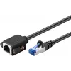 Verkkokaapeli Goobay 65645 RJ-45 Cat6a 5 m musta