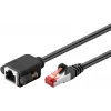 Verkkokaapeli Goobay 65637 RJ-45 Cat6 1 m musta