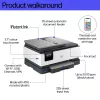 HP OfficeJet Pro 8134e langaton monitoimitulostin, Instant Ink; kaksipuolinen tulostus