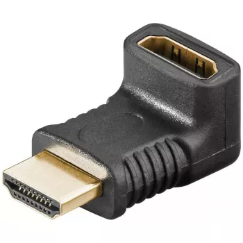 Goobay HDMI-videokaapeli-adapteri 65744 musta liitin korkealaatuinen