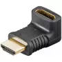Goobay HDMI-videokaapeli-adapteri 65744 musta liitin korkealaatuinen