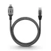 Goobay adapteri USB-C – RJ-45 10 m musta hopea