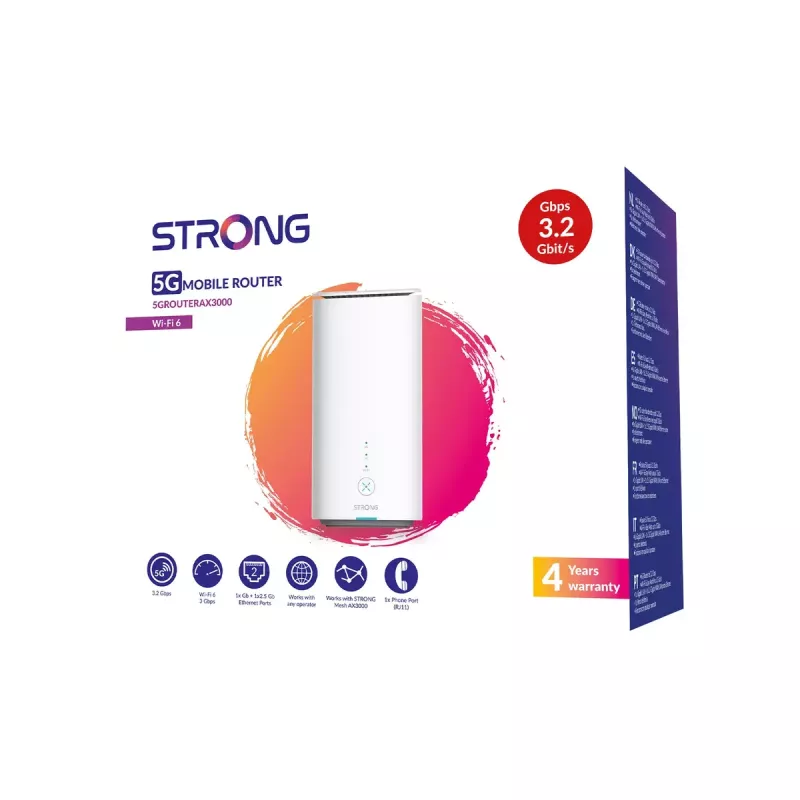 Mobiilireititin Strong 5G Router AX3000 Wi-Fi 5