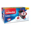 Siivousjärjestelmä Vileda Turbo Smart yksisäiliö musta punainen 166140
