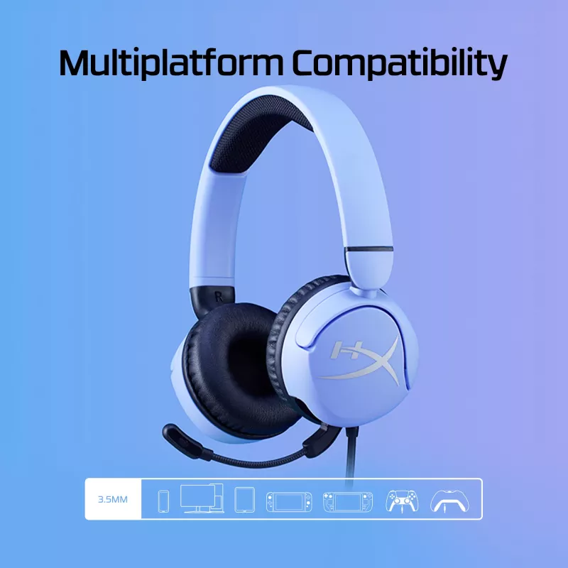 HyperX Cloud Mini -pelikuulokkeet (laventeli)