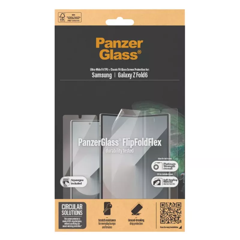 Näytönsuojakalvo PanzerGlass Samsung Galaxy Z Fold6 naarmuuntumaton ja iskunkestävä