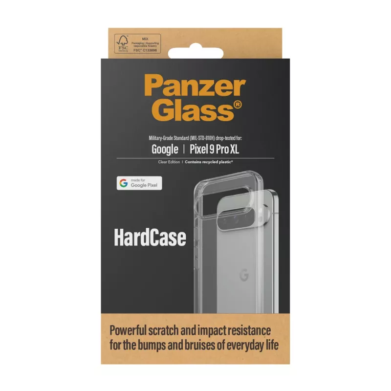 PanzerGlass® HardCase läpinäkyvä Google Pixel 9 Pro XL