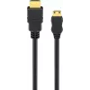 Goobay 74431 Ultra High-Speed HDMI-kaapeli, HDMI Type A – Mini HDMI Type C, 8K 60 Hz, HDMI 2.1, 3 m