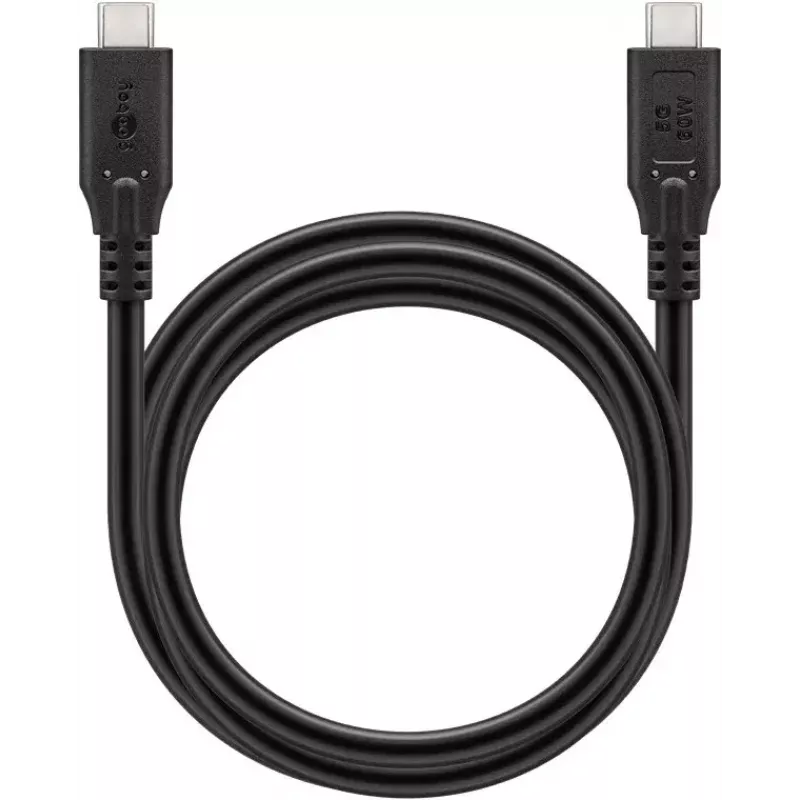 USB-kaapeli Goobay 74698 USB 3.2 Gen 1 0,5 m USB-C musta