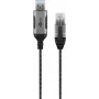 Kaapeliadapteri Goobay 74399 USB 3.0 Type-A RJ45 10 m musta hopea