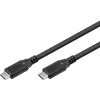 USB-kaapeli Goobay 74204 USB 3.2 Gen 1 0,5 m USB-C musta