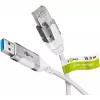 Verkkokaapeli Goobay 74384 USB 3.0 Type-A RJ45 15 m valkoinen