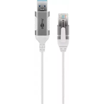 Verkkokaapeli Goobay 74384 USB 3.0 Type-A RJ45 15 m valkoinen