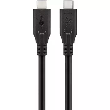 USB-kaapeli Goobay 74207 USB 3.2 Gen 1 2 m USB-C musta
