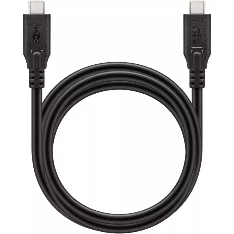 USB-kaapeli Goobay 74196 USB4 Gen 2x2 1,5 m USB-C musta