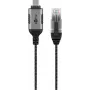 Goobay USB-C 3.1 - RJ45 Ethernet-kaapeli Slim, 7,5 m, musta (74406)