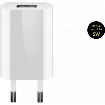 Laturisarja Goobay 5W Apple Lightning sisäkäyttöön AC matkapuhelin