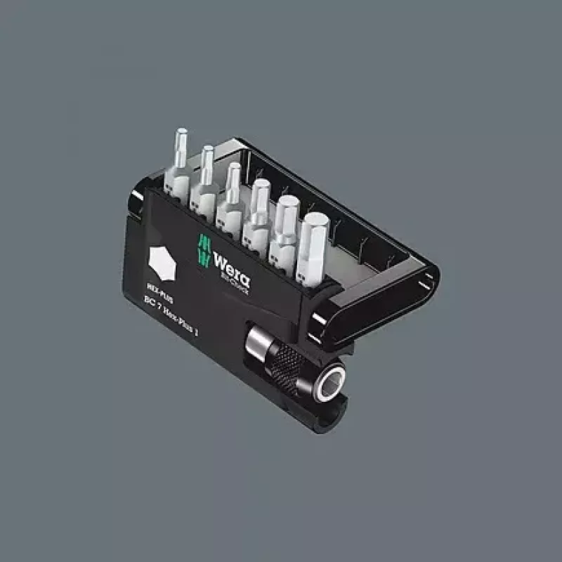 Wera Bit-Check 7 Hex-Plus 1 ruuvitaltasarja, 7 kpl, H2-H6
