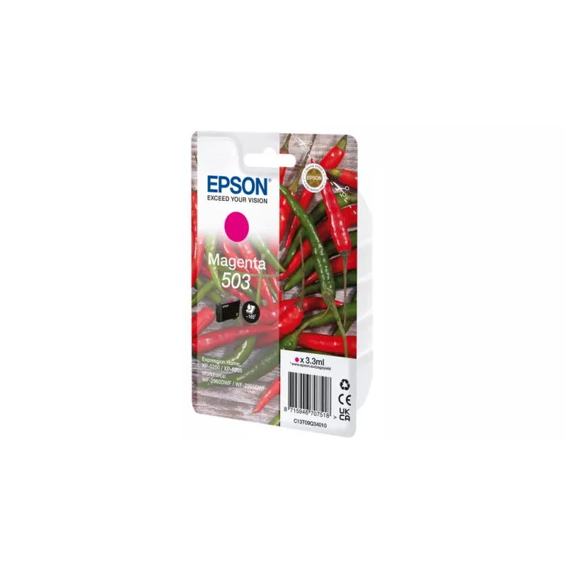 Epson 503 mustepatruuna 1 kpl alkuperäinen vakiokesto magenta