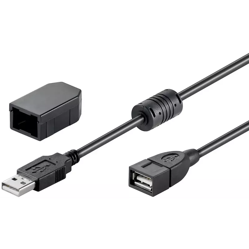 USB-kaapeli Goobay 93284 USB 2.0 2 m USB A musta