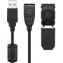 USB-kaapeli Goobay 93284 USB 2.0 2 m USB A musta